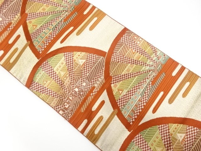 JAPANESE KIMONO / WEAVING A MANSION PATTERN A ONE-WHEELED WHEEL NAGOYA